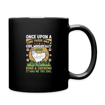 Poulets fermiers Éleveur Poulet Welsumer - Mug uni - noir - Droite
