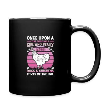 Poulets fermiers Éleveur Poulet Welsumer - Mug uni - noir - Droite