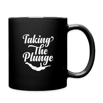 Turmspringer Turmspringen Klippenspringer - Tasse einfarbig - Schwarz - Rechts