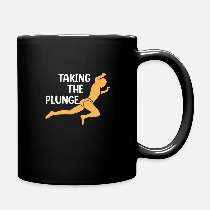 Turmspringer Turmspringen Klippenspringer - Tasse einfarbig - Schwarz