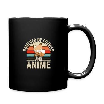 Cottagecore Esthétique Renard - Mug uni - noir - Droite