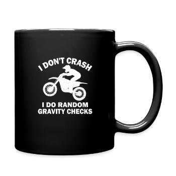Motorcycle Motorcyclist Men Motorcycle - Full Colour Mug - black - Right