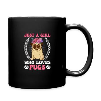 Carlin Chiens Amour Chien - Mug uni - noir - Droite