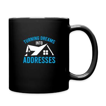 Real Estate Agents Real Estate Agents - Full Colour Mug - black - Right