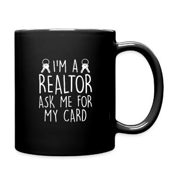 Real Estate Agents Real Estate Agents - Full Colour Mug - black - Right