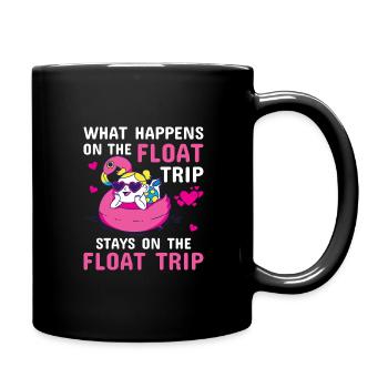 Sommer Float Trip River Tubing Party Beach Outfit - Tasse einfarbig - Schwarz - Rechts