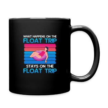 Sommer Float Trip River Tubing Party Beach Outfit - Tasse einfarbig - Schwarz - Rechts
