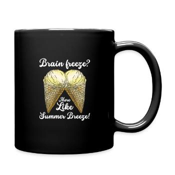 Schneekegel Eis Eis Am Stiel Cream Beach - Tasse einfarbig - Schwarz - Rechts