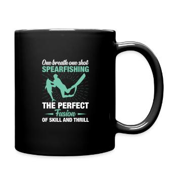 Spearfishing Spearfishing Spearfishing Spearfishing - Full Colour Mug - black - Right
