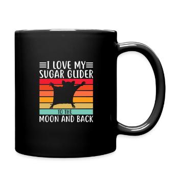 Sugar glider - Full Colour Mug - black - Right