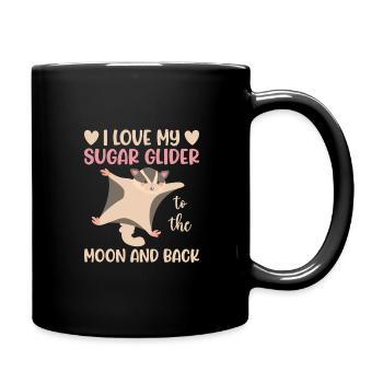 Sugar glider - Full Colour Mug - black - Right