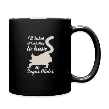 Sugar glider - Full Colour Mug - black - Right