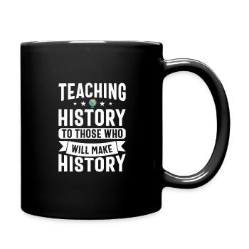 Appréciation du professeur d’histoire Cours d’histoire - Mug uni - noir - Droite
