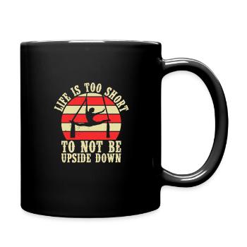 Trapèze de cirque pour costume de trapéziste - Mug uni - noir - Droite