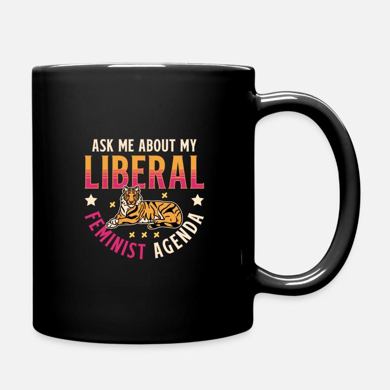 Selon mon programme féministe libéral - Mug uni - noir