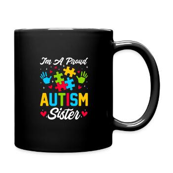 Time for my baptism First Communion - Full Colour Mug - black - Right