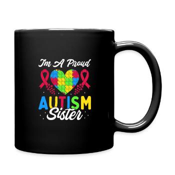 Time for my baptism First Communion - Full Colour Mug - black - Right