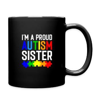 Time for my baptism First Communion - Full Colour Mug - black - Right