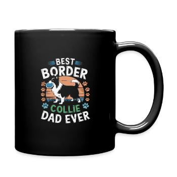 Border Collie Propriétaire de chien pour les amoureux des chiens - Mug uni - noir - Droite