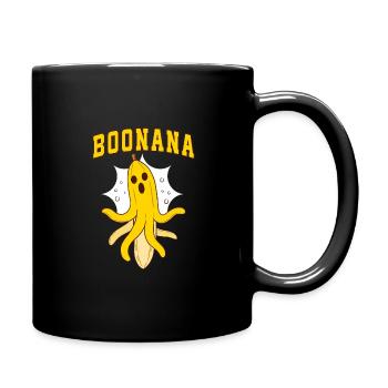 Boonana Halloween Bananen Design - Tasse einfarbig - Schwarz - Rechts