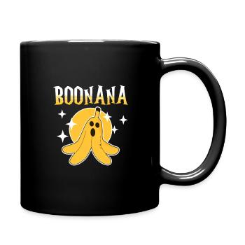 Boonana Halloween Bananen Design - Tasse einfarbig - Schwarz - Rechts