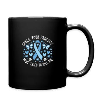 Vérifier votre cancer de la prostate - Mug uni - noir - Droite