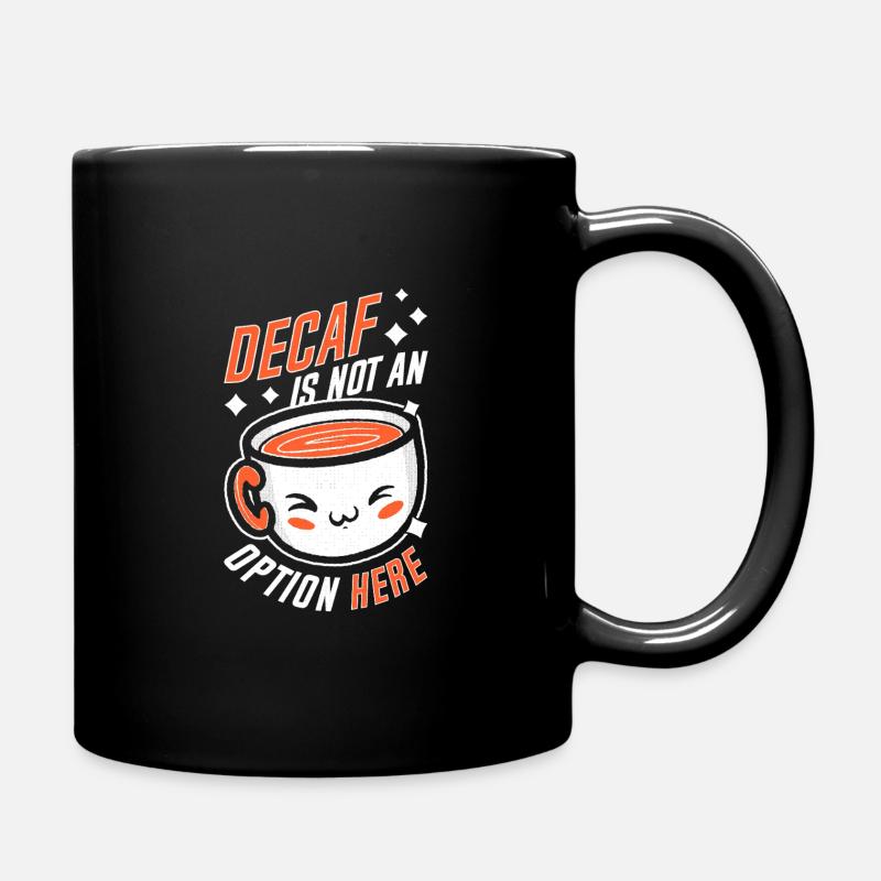 Kaffeeschwester Nachtschicht Krankenschwester - Tasse einfarbig - Schwarz