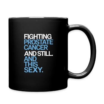 Fight against prostate cancer - Full Colour Mug - black - Right