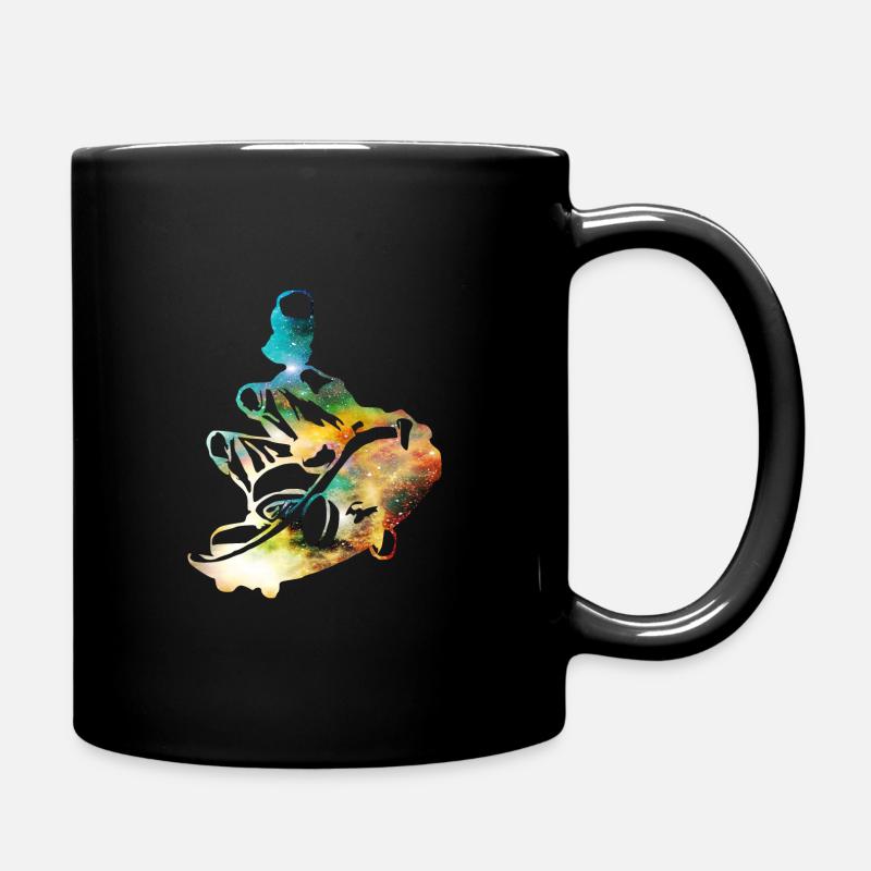 Skater - skateboard - skate - Full Colour Mug - black