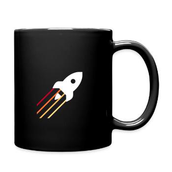 rocket - Full Colour Mug - black - Right