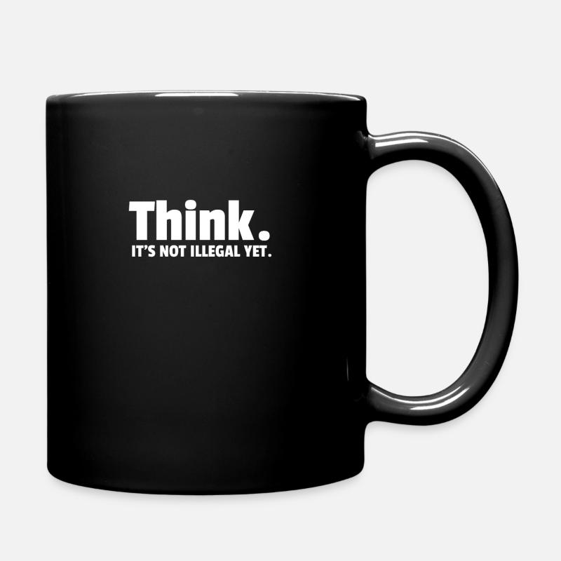 Je pense que ce n'est pas encore illégal. t-shirt - Mug uni - noir