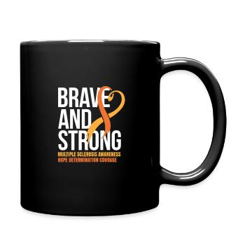 MS Awareness Warrior - Full Colour Mug - black - Right