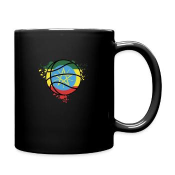 Ethiopia basketball team - ETHIOPIA - Full Colour Mug - black - Right