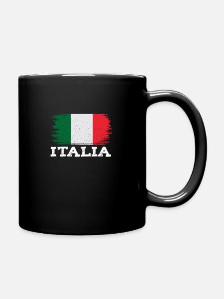 Italie Italia flag vintage événements sportifs - Mug uni - noir