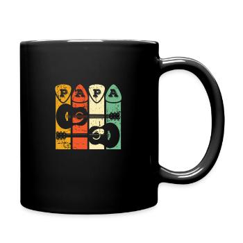 Guitare acoustique Pick Shirt - Guitare Papa Chemise - G - Mug uni - noir - Droite