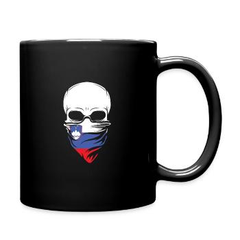 Dia De Los Muertos - Slovenia Skull - Tasse einfarbig - Schwarz - Rechts