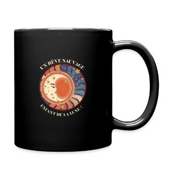 Tshirt horoscope Un rêve sauvage enfant de la lune - Mug uni - noir - Droite