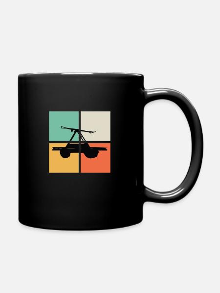 RETRO HANDCAR - Tasse einfarbig - Schwarz