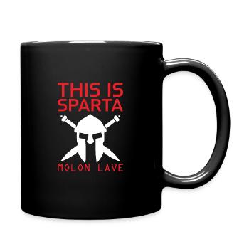 Spartan's "This is Sparta" - Full Colour Mug - black - Right