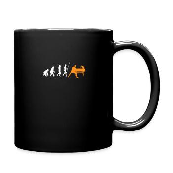 Evolution table tennis board joueur sport - Mug uni - noir - Droite
