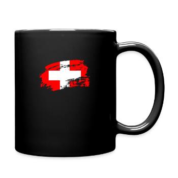 switzerland switzerland - Tasse einfarbig - Schwarz - Rechts