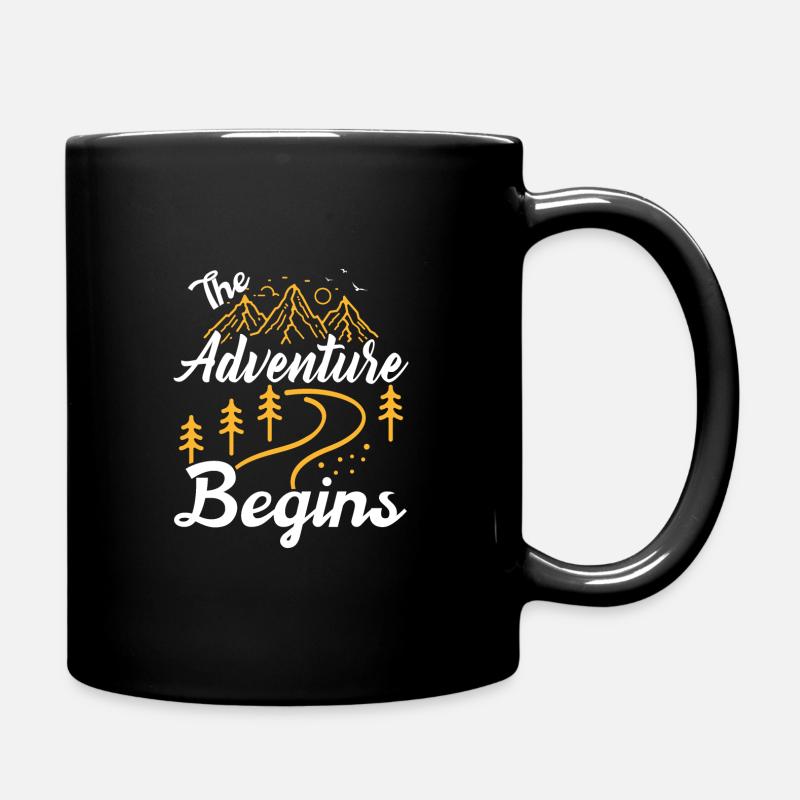 L'aventure commence - Mug uni - noir