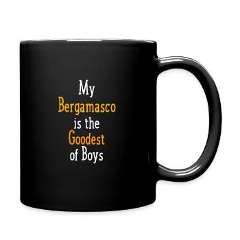 Mon Bergamasco est le meilleur chien des garçons - Mug uni - noir - Droite
