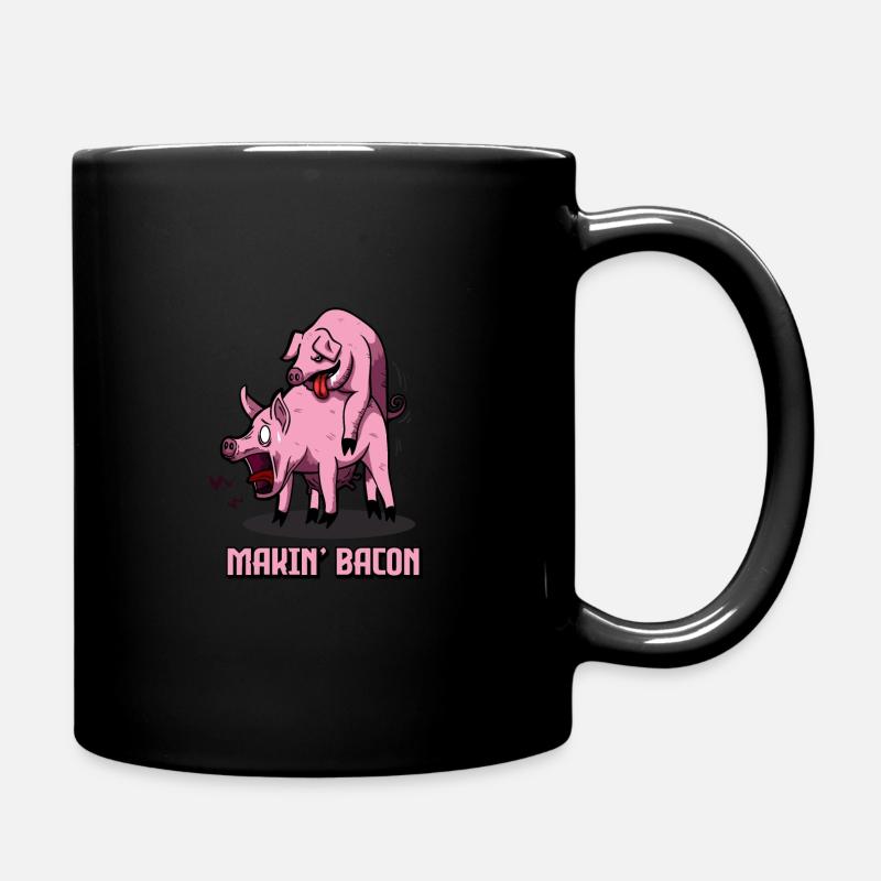 Makin Bacon | Bacon lovers for bacon fans - Full Colour Mug - black