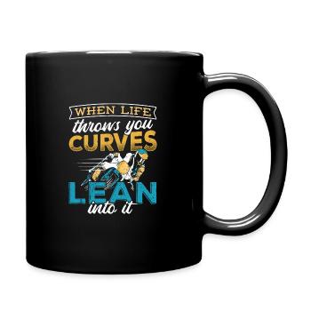 Motorcycle motorcycle vehicle scooter - Mug uni - noir - Droite