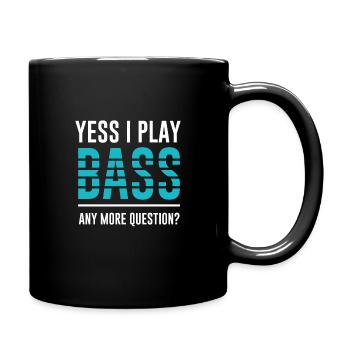Bass Guitar Bass Player EADG BassIst Music - Full Colour Mug - black - Right
