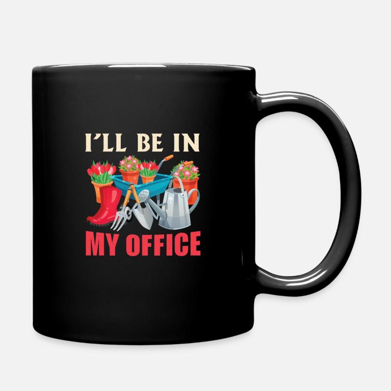 Bureau jardin jardinier botanique récolte - Mug uni - noir