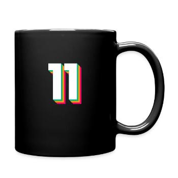 11 - Tasse einfarbig - Schwarz - Rechts