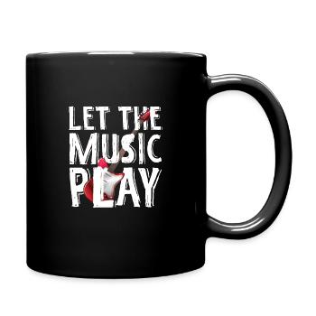 Guitariste guitariste guitariste musicien musique - Mug uni - noir - Droite