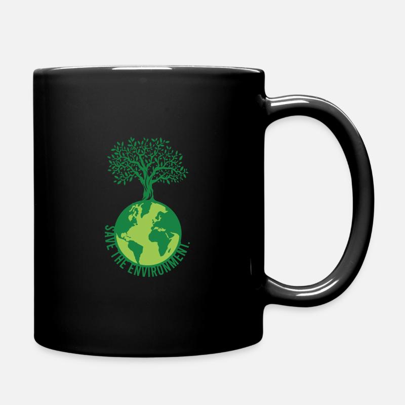 Save the Environment Environnement Protection de la nature - Mug uni - noir